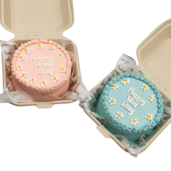 Pastel Daisies Mini-malist Cake